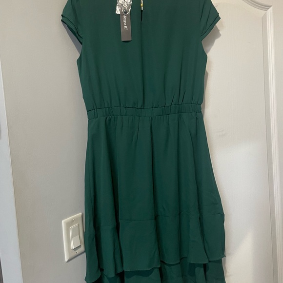 Allegra K Emerald Green Dress NWT - Picture 3 of 5